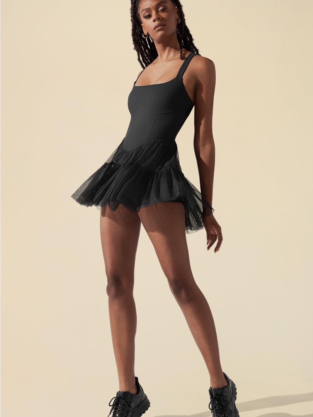 Popflex Corset Pirouette Dress - Black XL